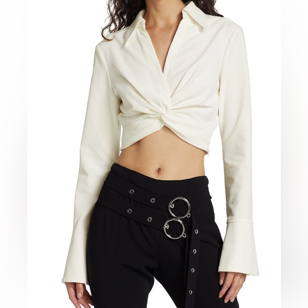 New Cinq a Sept McKenna crop top